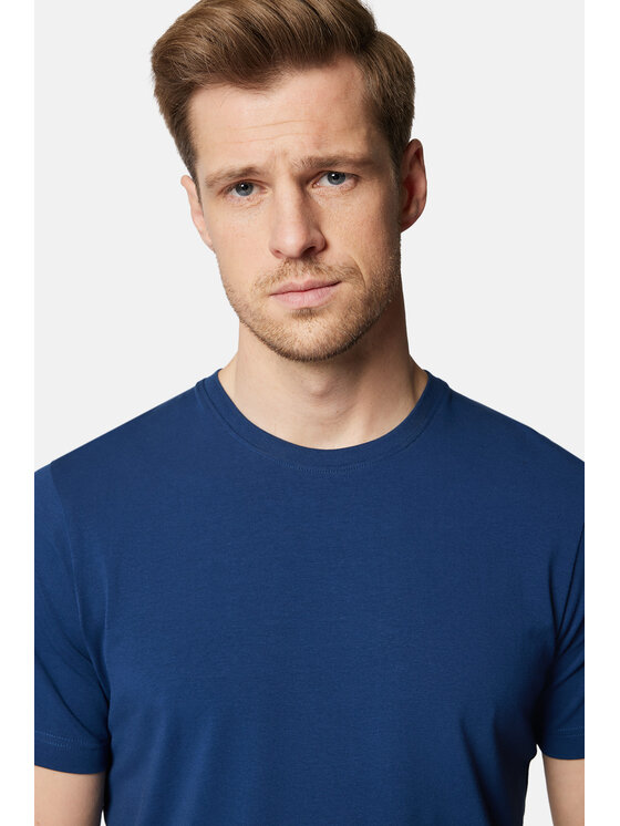 Lancerto Lancerto T-Shirt Jeffrey TS073124000005 Niebieski Regular Fit