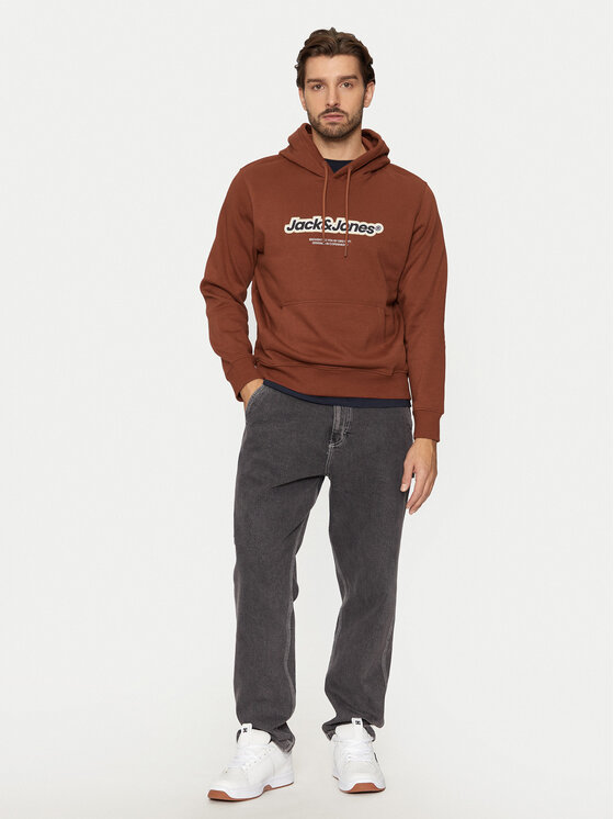 Jack & Jones Jack & Jones Bluza Vesterbro 12265766 Brązowy Relaxed Fit
