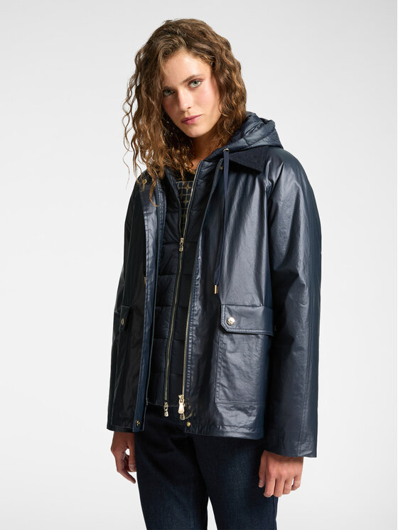 Elena Mirò Elena Mirò Giubbotto piumino F215P000138N034 Blu Regular Fit