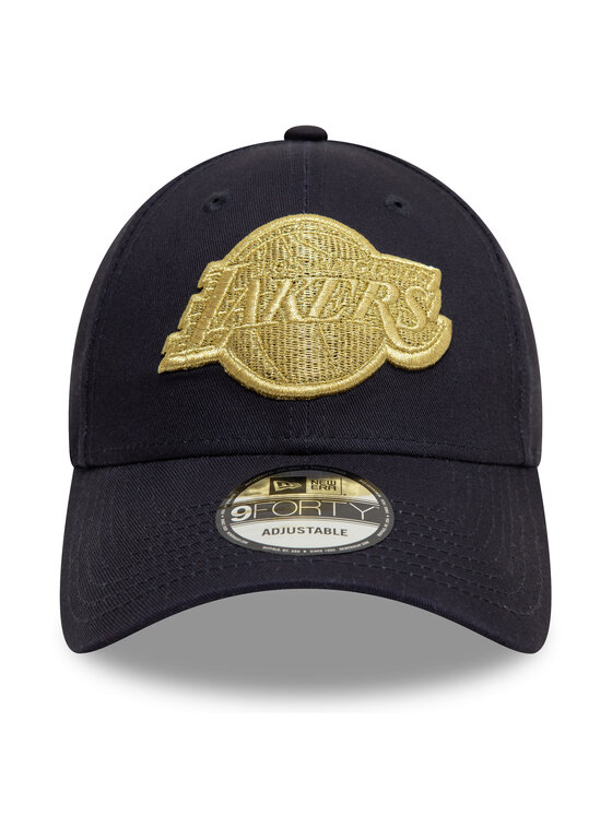 New Era New Era Czapka z daszkiem LA Lakers Metallic 9FORTY 60595197 Granatowy