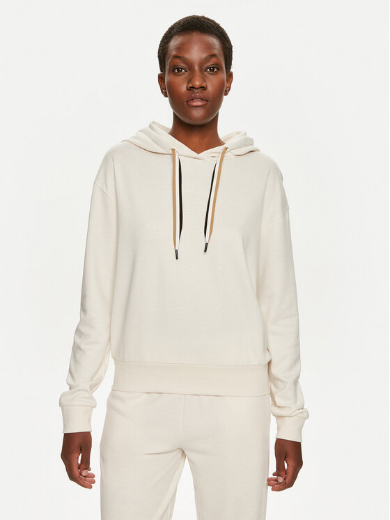 Boss Mikina CP Stripe 50524760 Écru Regular Fit