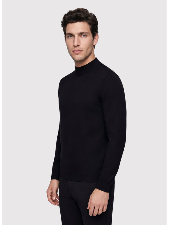Pako Lorente Pako Lorente Sweter P26WN-2X-015 Czarny Classic Fit