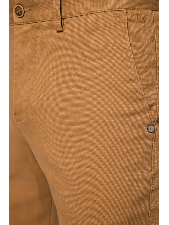 Lancerto Lancerto Chinosy Monaco SP082123000008 Brązowy Slim Fit