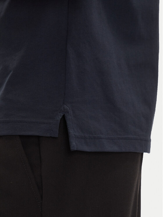 Emporio Armani Emporio Armani Тениска с яка и копчета EM000571 AF12331 UB102 Тъмносин Regular Fit