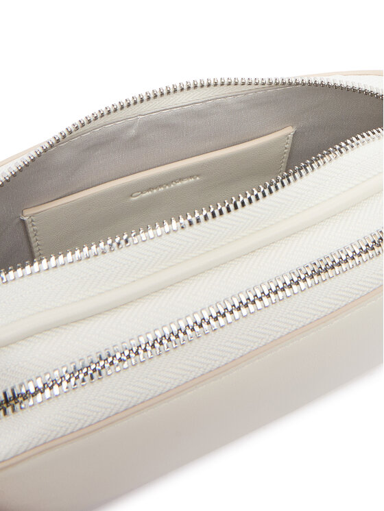 Calvin Klein Calvin Klein Kabelka Webbing Double Strap Camera Bag LV04F3165G Bílá