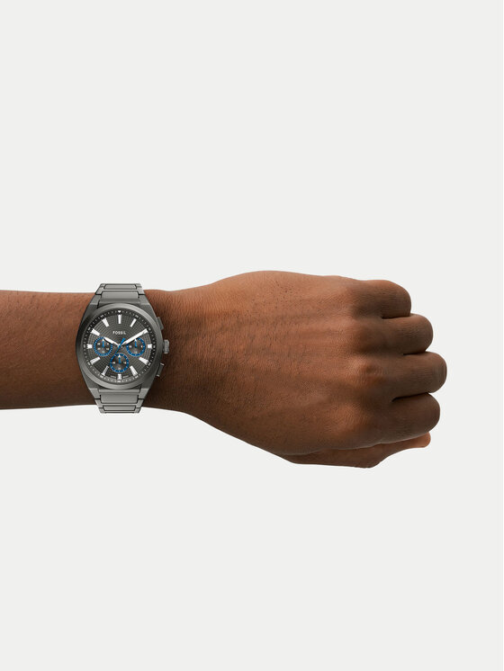 Fossil Fossil Pulkstenis Everett  Chronograph FS6107 Pelēks