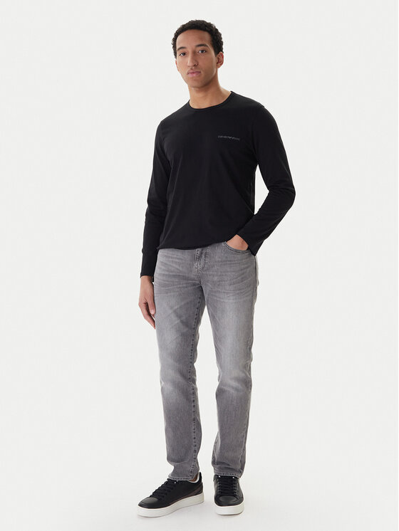 Emporio Armani Underwear Emporio Armani Underwear Pikkade varrukatega T-särk EM000382 AF10800 UC001 Must Slim Fit