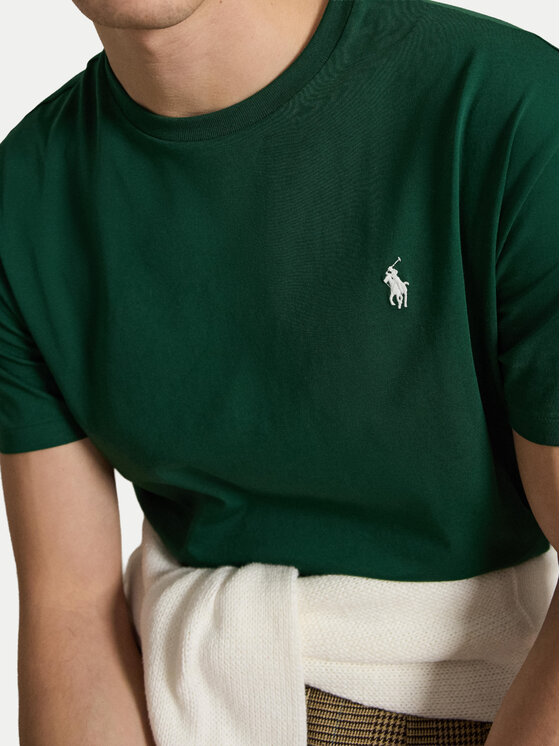 Polo Ralph Lauren Polo Ralph Lauren T-Shirt 710671438531 Zielony Regular Fit
