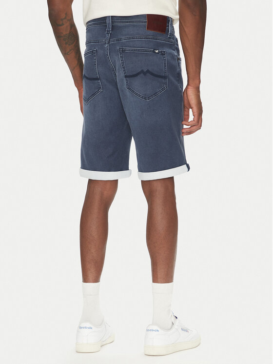 Mustang Mustang Jeans kratke hlače Chicago Z 1016351 Modra Slim Fit