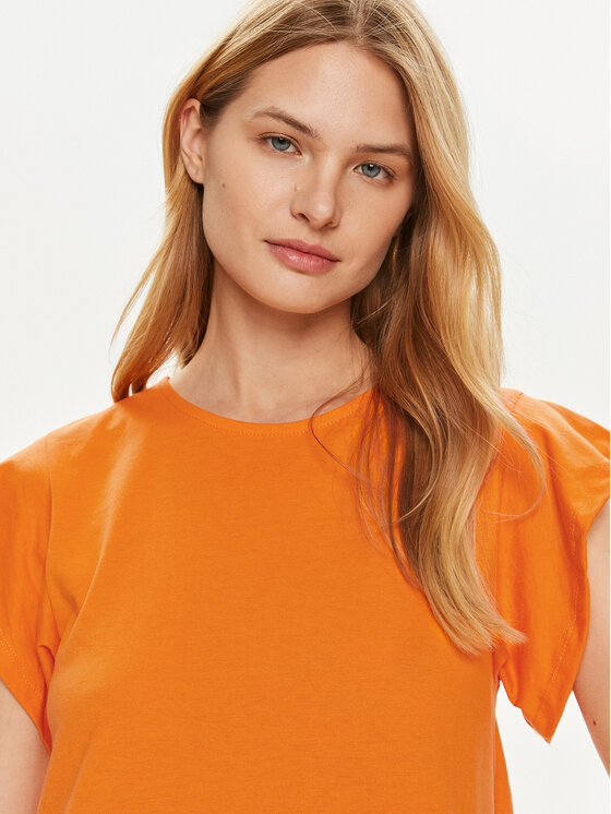 Vila Vila Suvekleit Summer 14087541 Oranž Loose Fit