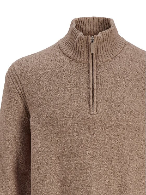 Jack & Jones Jack & Jones Пуловер Point 12287316 Бежов Relaxed Fit