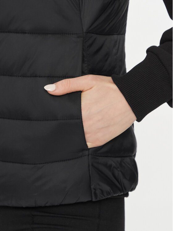 4F 4F Bodywarmer 4FAW23TVESF072 Schwarz Slim Fit
