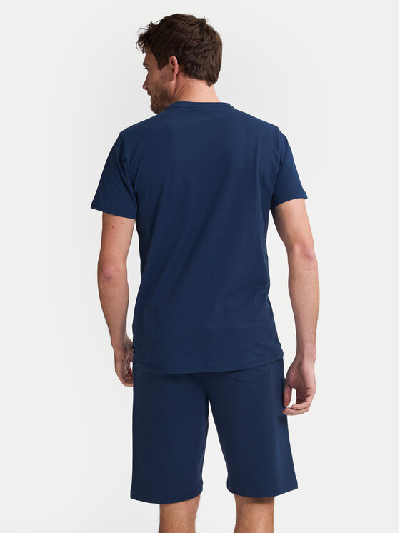 Petrol Industries Petrol Industries T-Shirt M-1050-TSR127 Tmavomodrá Regular Fit