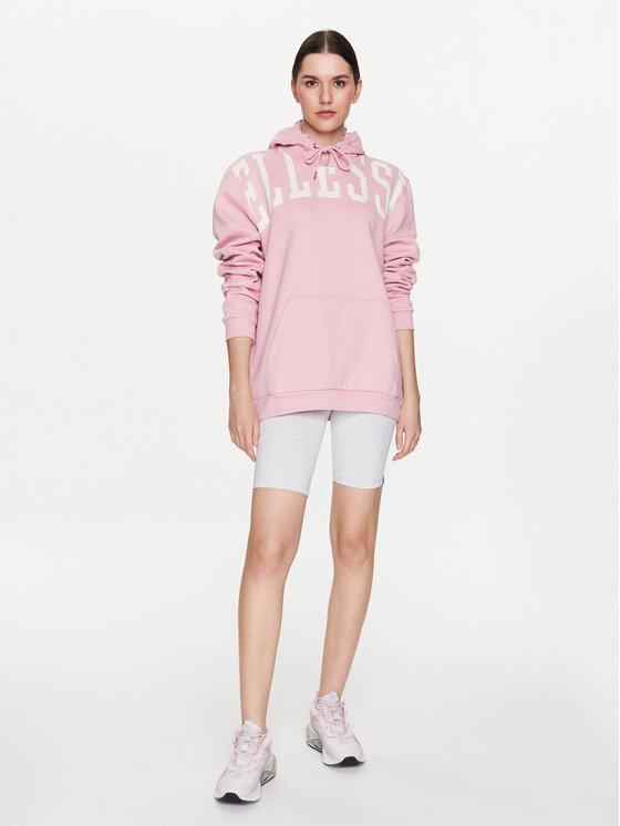 Felpa Huffo SGR17861 Rosa Relaxed Fit