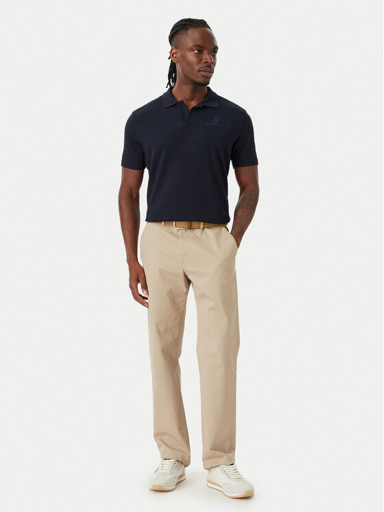Beverly Hills Polo Club Beverly Hills Polo Club Polo majica P-SS26M-P2802 Mornarsko modra Regular Fit