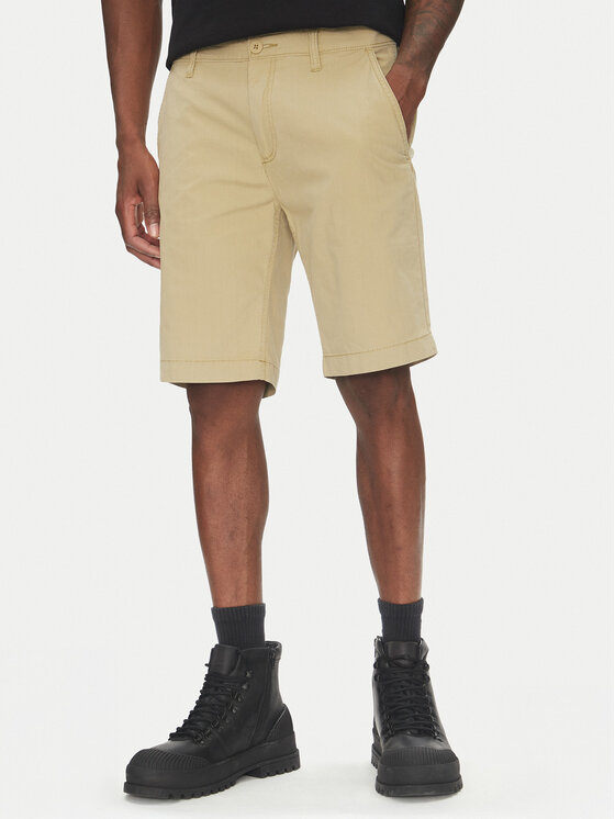 Timberland Timberland Pantaloncini di tessuto TB0A5U2K Beige Regular Fit
