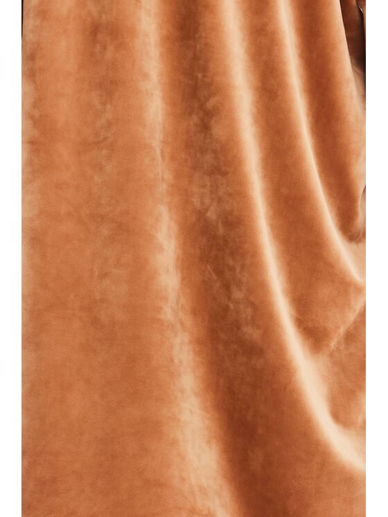 Awama Awama Vestito di maglia A379 Beige Basic Fit