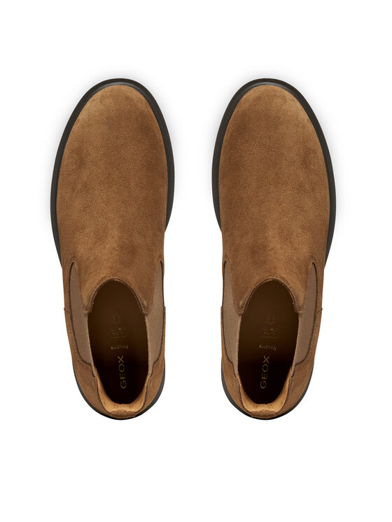 Geox Geox Kotníková obuv s elastickým prvkem D Spherica Ec1 D16QRC 00022 C6542 Hnědá