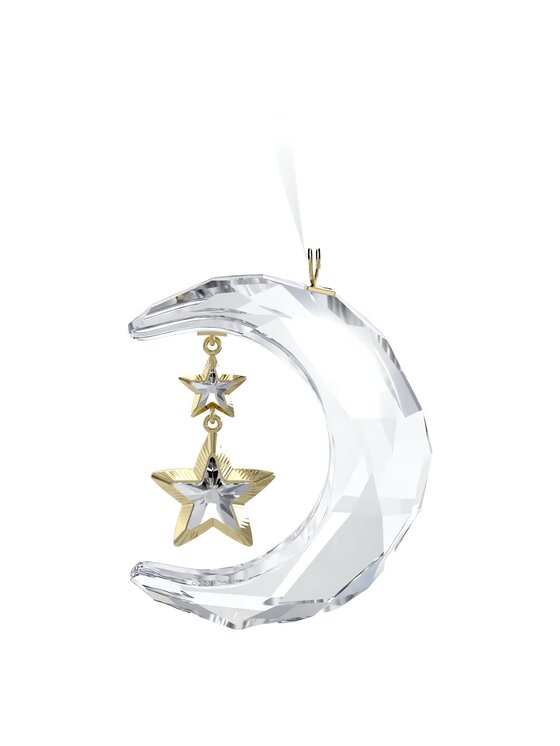 Swarovski Swarovski Ozdoba Holiday Magic Ozdoba Księżyc 5686616 Złoty