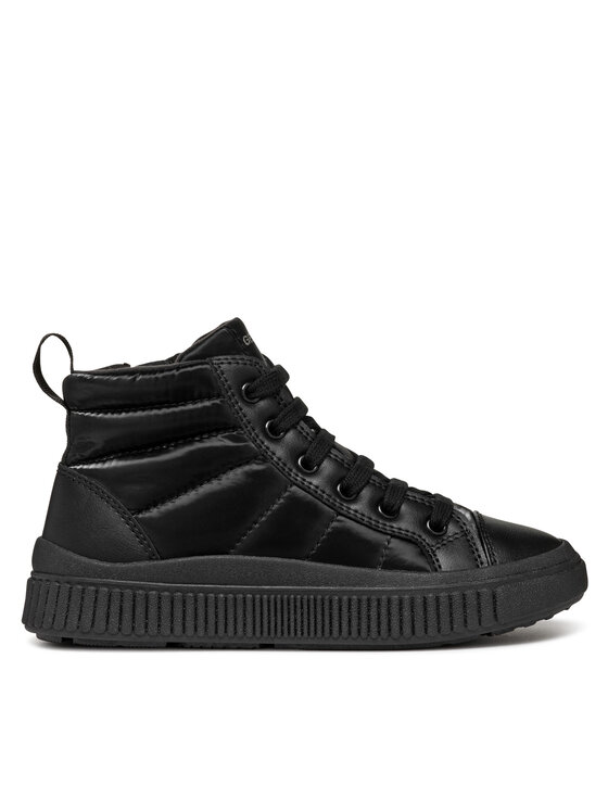 Geox Sneakersy J Laquinny Girl J46M3C 0LVBC C9999 M Čierna