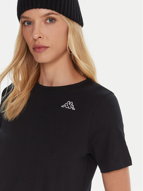 Kappa Kappa Súprava tričiek Logo Alyce 322564W Čierna Regular Fit