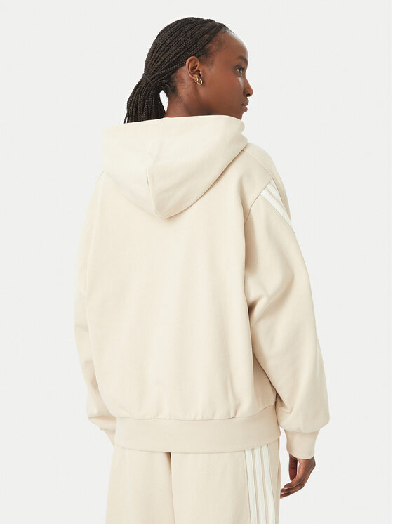 adidas adidas Džemperis 3-Stripes KV9930 Šviesiai smėlinė Loose Fit