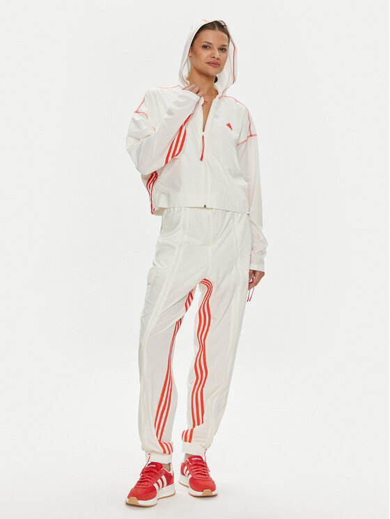 adidas adidas Vetrovka Dance All-Gender Versatile IS0889 Bela Loose Fit