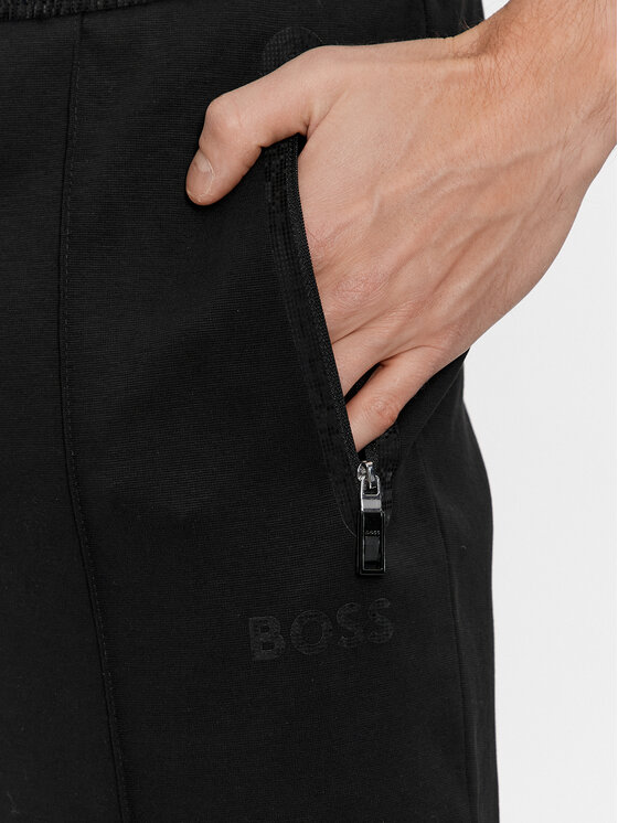 Boss Jogginghose Hadiko Mirror 50505320 Schwarz Regular Fit 
