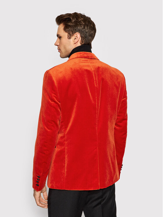 JOOP! JOOP! Marynarka Jb-34Hilarious 30025868 Pomarańczowy Slim Fit