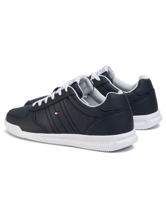 Tommy Hilfiger Sneakers Lightweight Leather Sneaker Flag FM0FM02740 Bleu marine