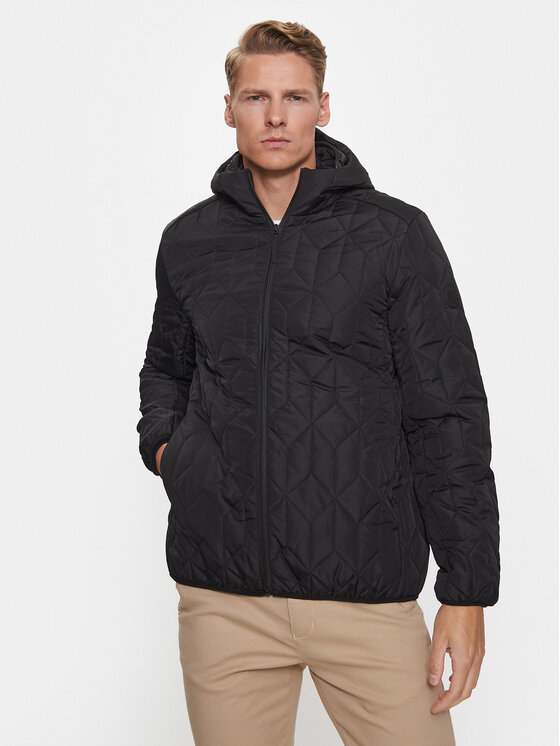 Lindbergh Lindbergh Μπουφάν χειμωνιάτικο 30-301103 Μαύρο Relaxed Fit