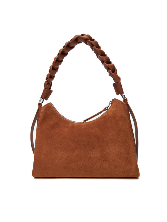 Coccinelle Coccinelle Torebka P6P Boheme Suede Bimaterial E1 P6P 13 03 01 Brązowy
