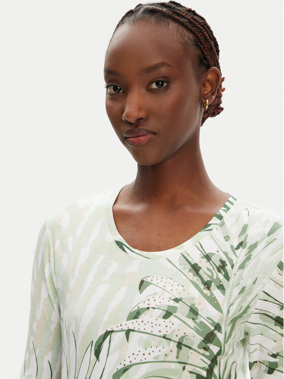 Olsen Olsen Bluse 11105126 Grün Regular Fit