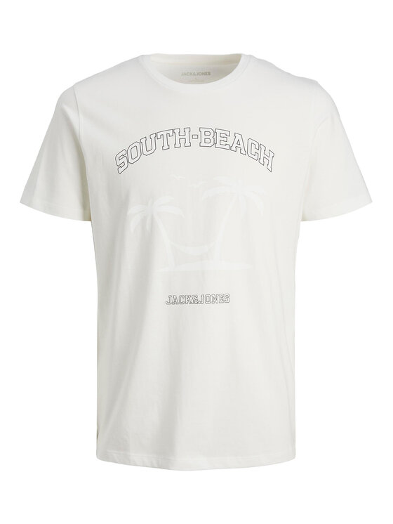 Jack&Jones Jack&Jones Tricou Summer 12222921 Alb Regular Fit