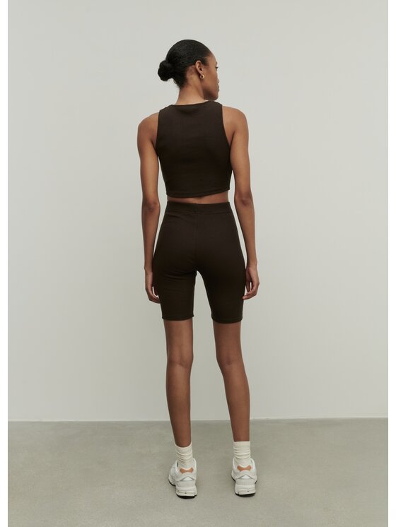 La Mania La Mania Szorty sportowe LIMI 3 Brązowy Classic Fit