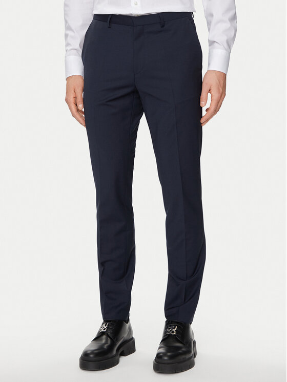 HUGO Hugo Oblek 50450994 Tmavomodrá Extra Slim Fit