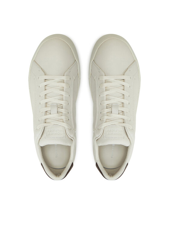 Tommy Hilfiger Tommy Hilfiger Laisvalaikio batai Th Court Best Tumbled Lth FM0FM05324 Smėlio