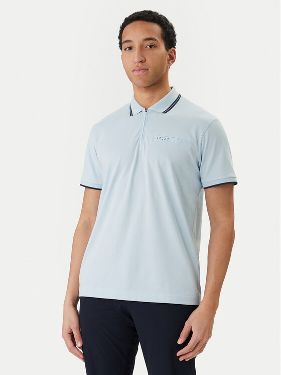 Jack & Jones Polo Fusion 12289953 Błękitny Regular Fit