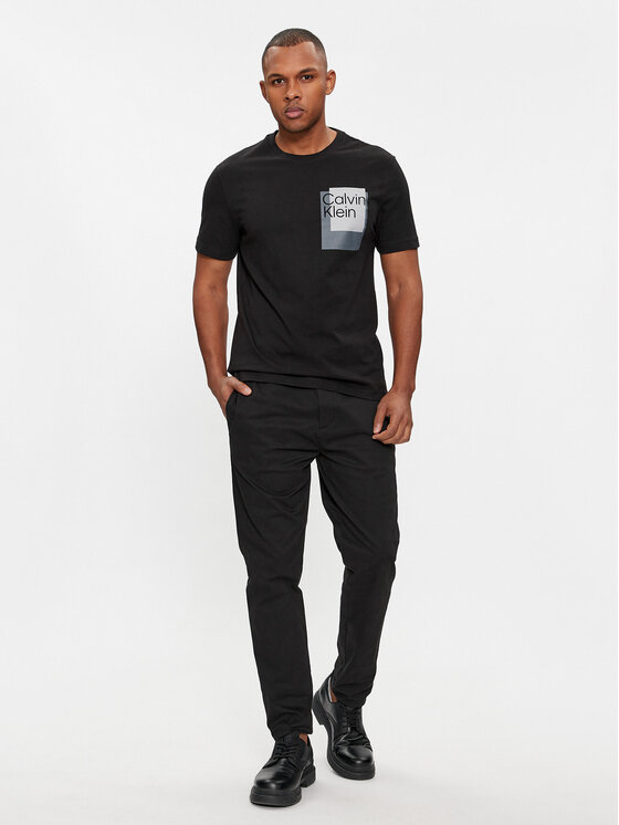 Calvin Klein Calvin Klein Παντελόνι chino Modern K10K112383 Μαύρο Tapered Fit