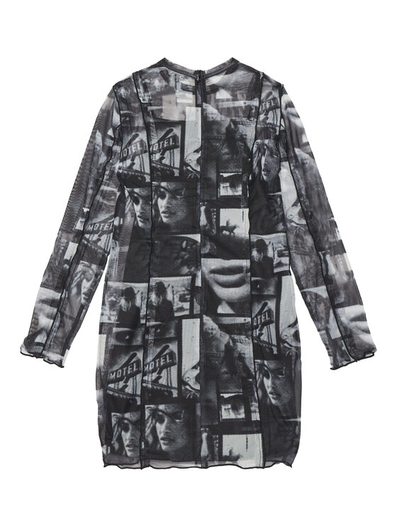 Guess Guess Ежедневна рокля J5YK08 K0180 Сив Regular Fit