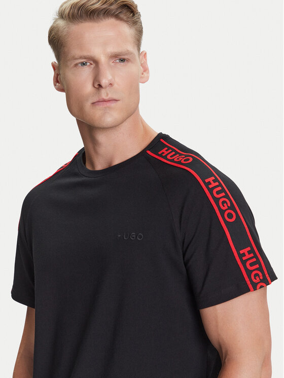 HUGO HUGO T-särk Liam 50540912 Must Regular Fit