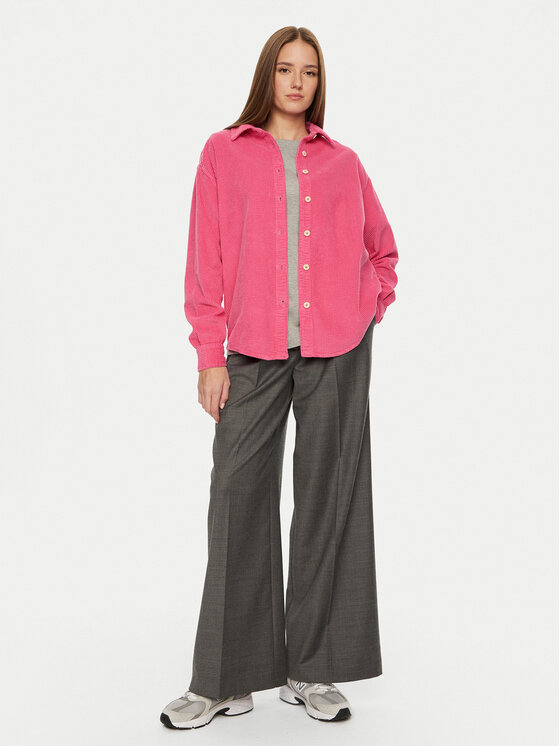American Vintage American Vintage Camicia PADO06AH24 Rosa Loose Fit