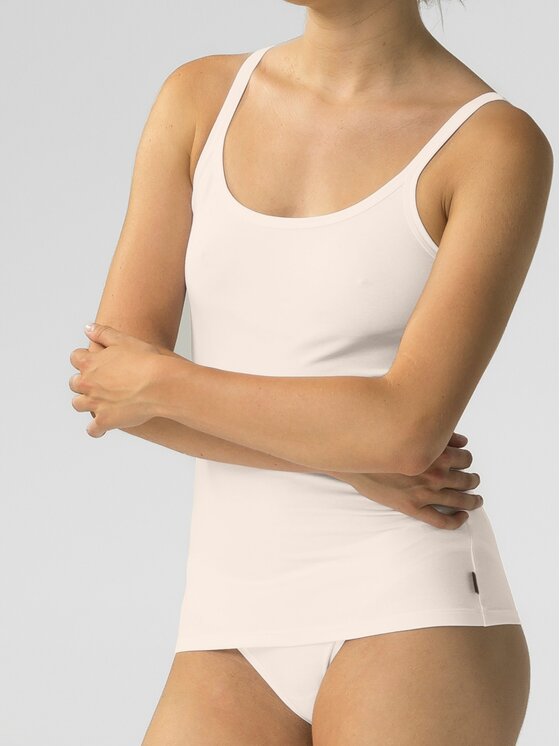 Atlantic Atlantic Top basic Beżowy Regular Fit