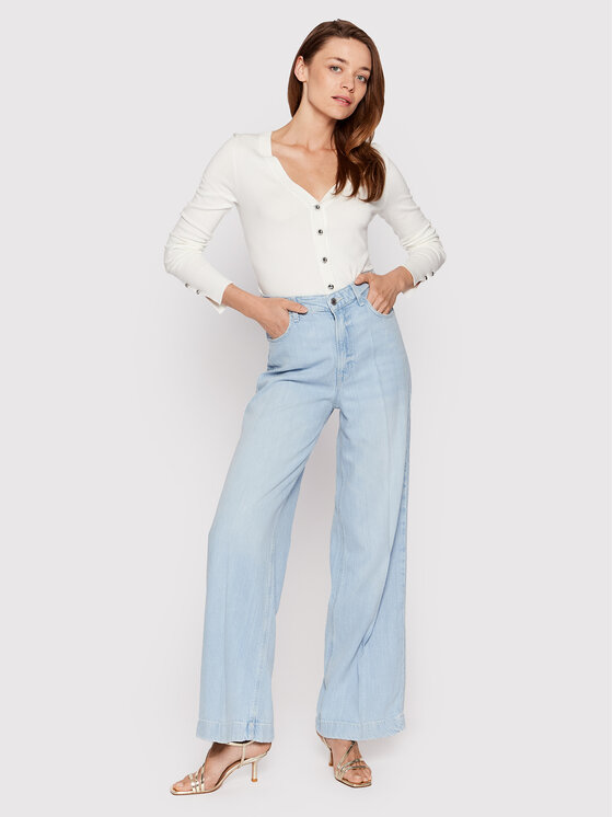 Guess Guess Kardigāns Zena W2YR33 Z2V62 Balts Regular Fit