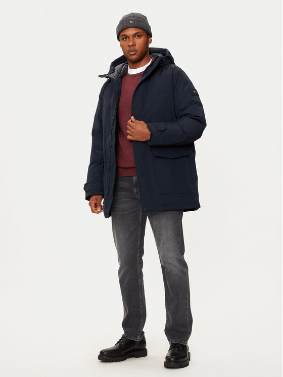 Tommy Hilfiger Tommy Hilfiger Pehelykabát Rockie MW0MW36595 Sötétkék Regular Fit