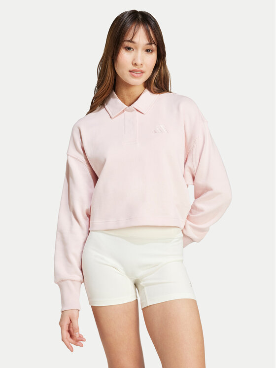 adidas adidas Суитшърт ALL SZN French Terry IY6795 Розов Regular Fit