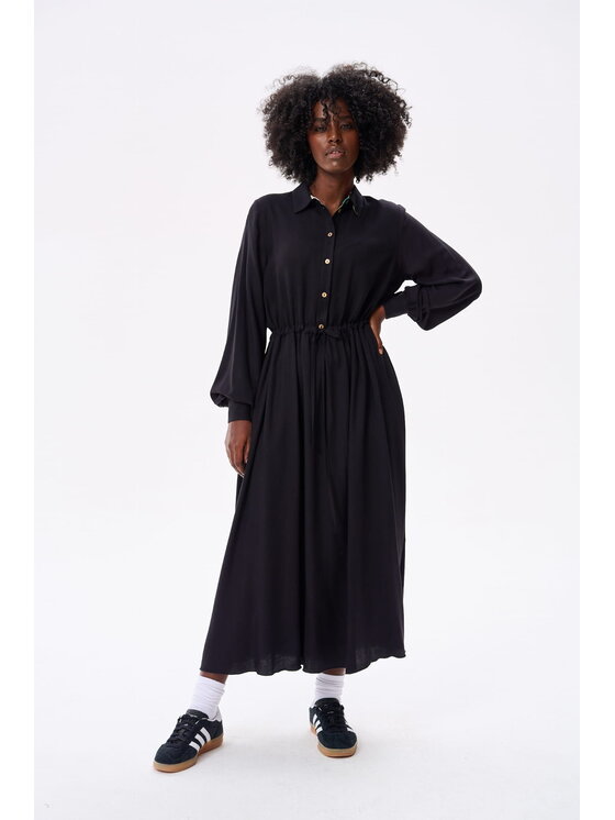 blue shadow blue shadow Sukienka codzienna Freya Czarny Regular Fit