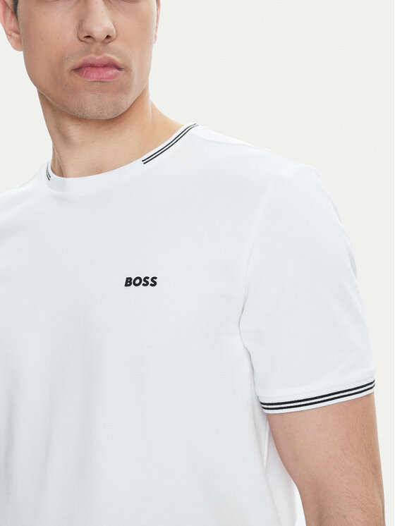 BOSS BOSS T-Shirt Taul 50521245 Biały Regular Fit