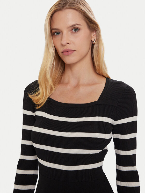 Morgan Morgan Vestito di maglia 252-RMPIA Nero Regular Fit