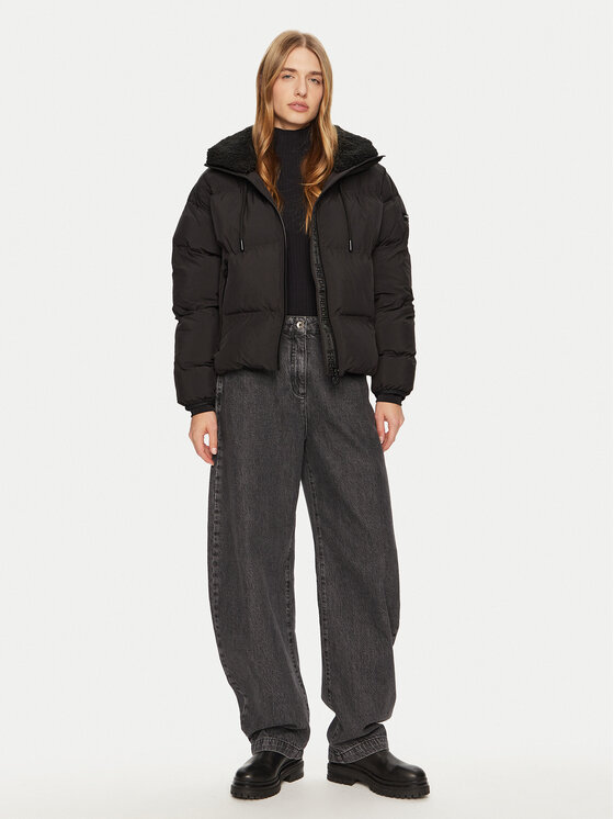 Frieda & Freddies Frieda & Freddies Μπουφάν μεταβατικό 3724B Μαύρο Regular Fit